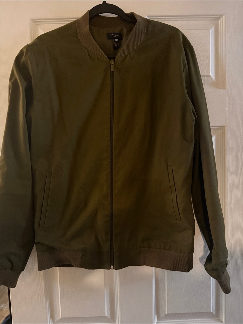 New Look Olive Green Men's Bomber Jacket